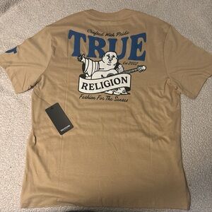 True Religion Tan Graphic Tee